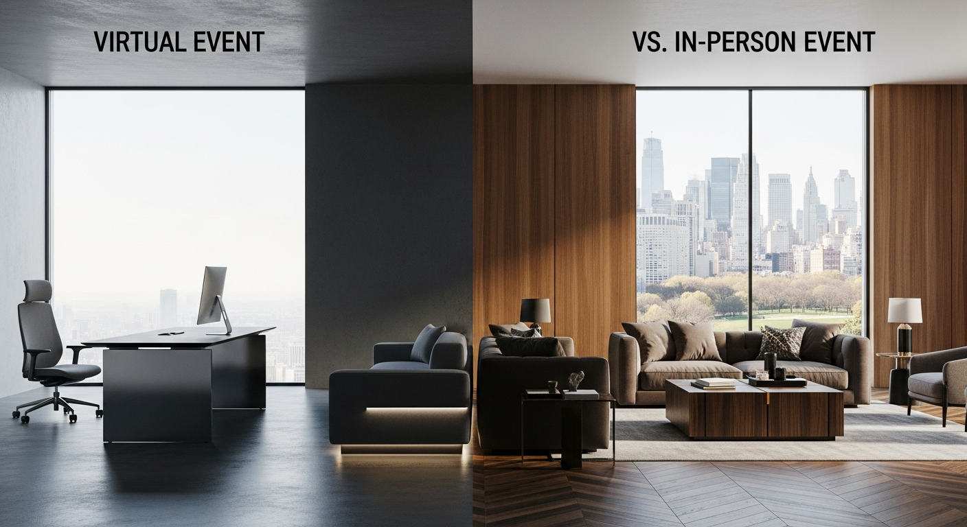 Virtual Event vs In-Person Event: Which Should You Choose? — AMW