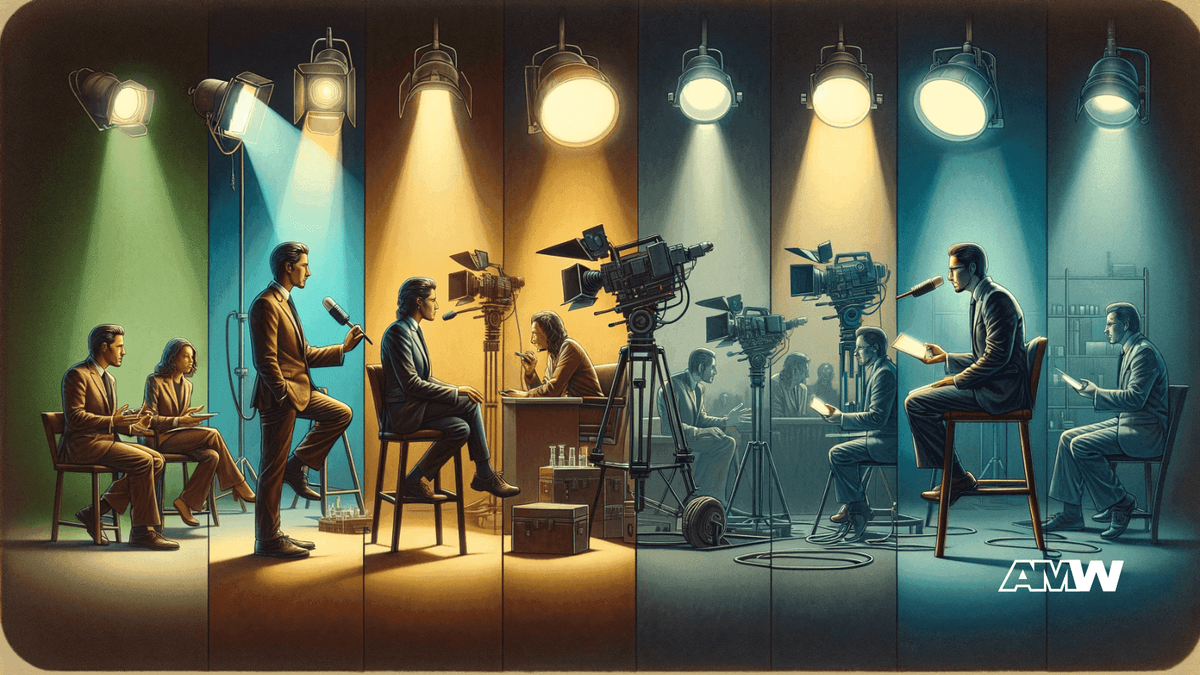 talking, assume, reporter, Advanced techniques, answers.