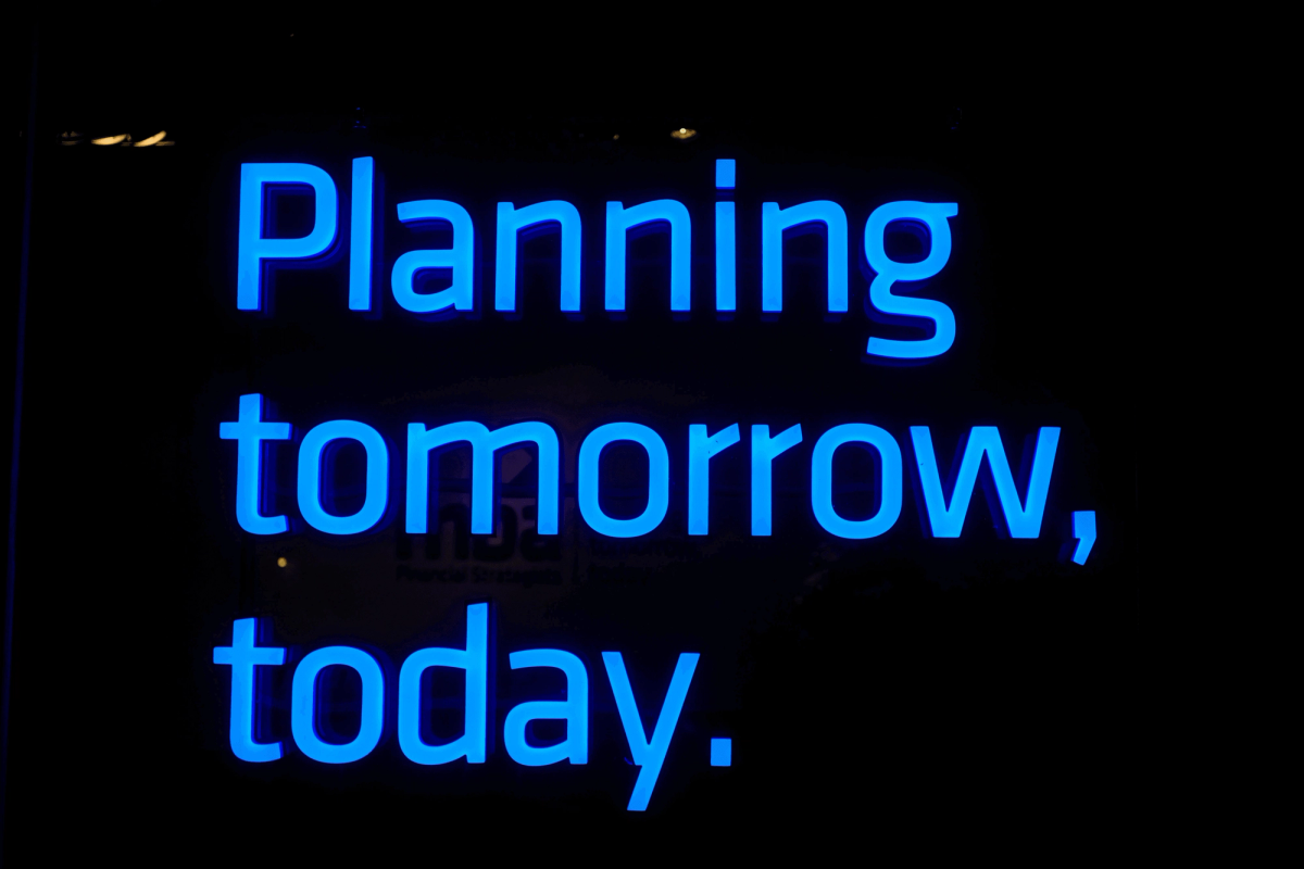 Planning, sign.