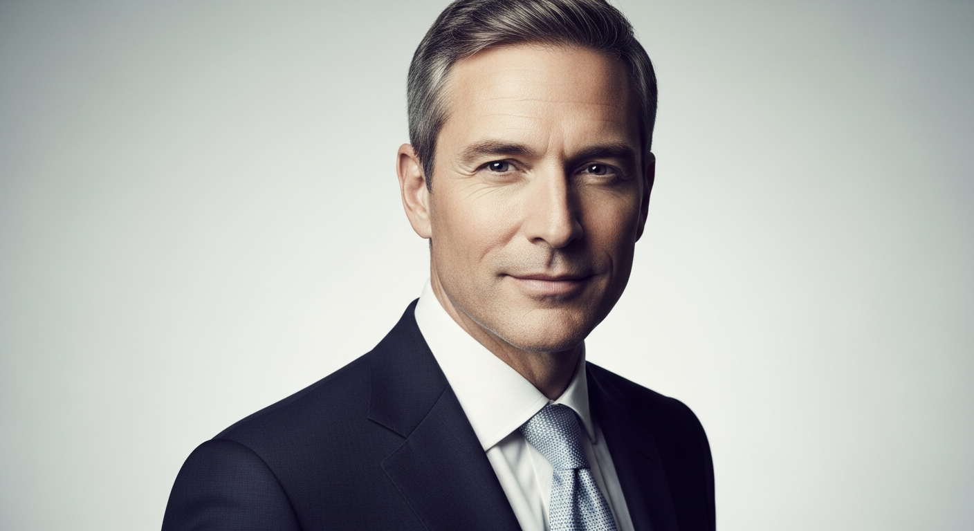 Business executive representing professional reputation management