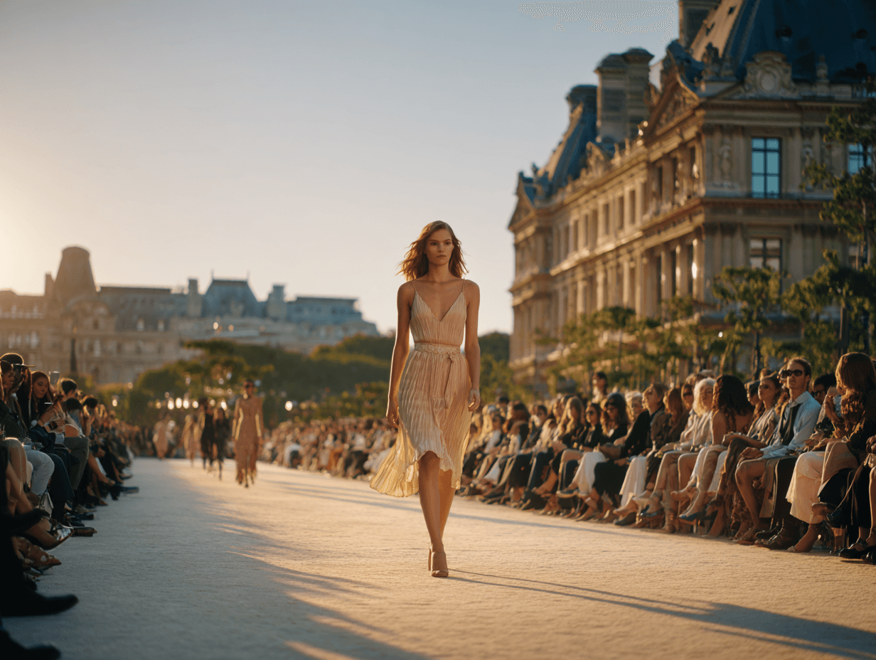 Professional concept illustration for nyc, milan & paris fashion weeks september–october 2025: top designers, models &