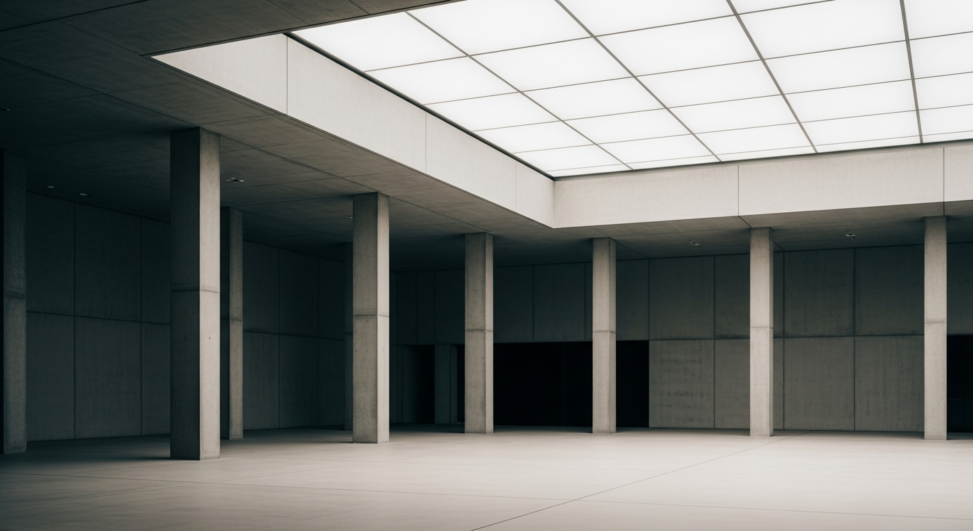 event industry statistics — architectural editorial photograph