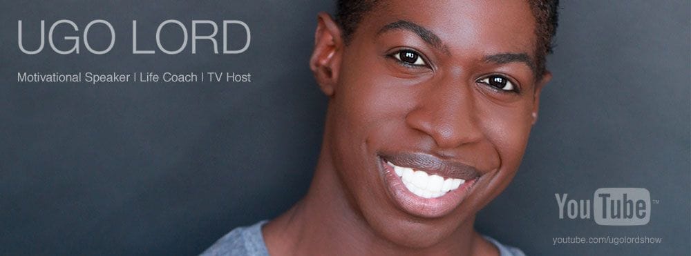 Social media marketing dashboard showing speaker and tv host ugo lord announces new youtube show schedule