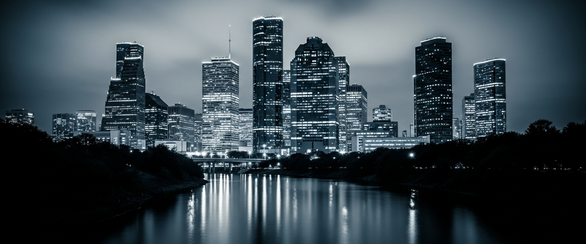 Social Media Management in Houston - Texas skyline