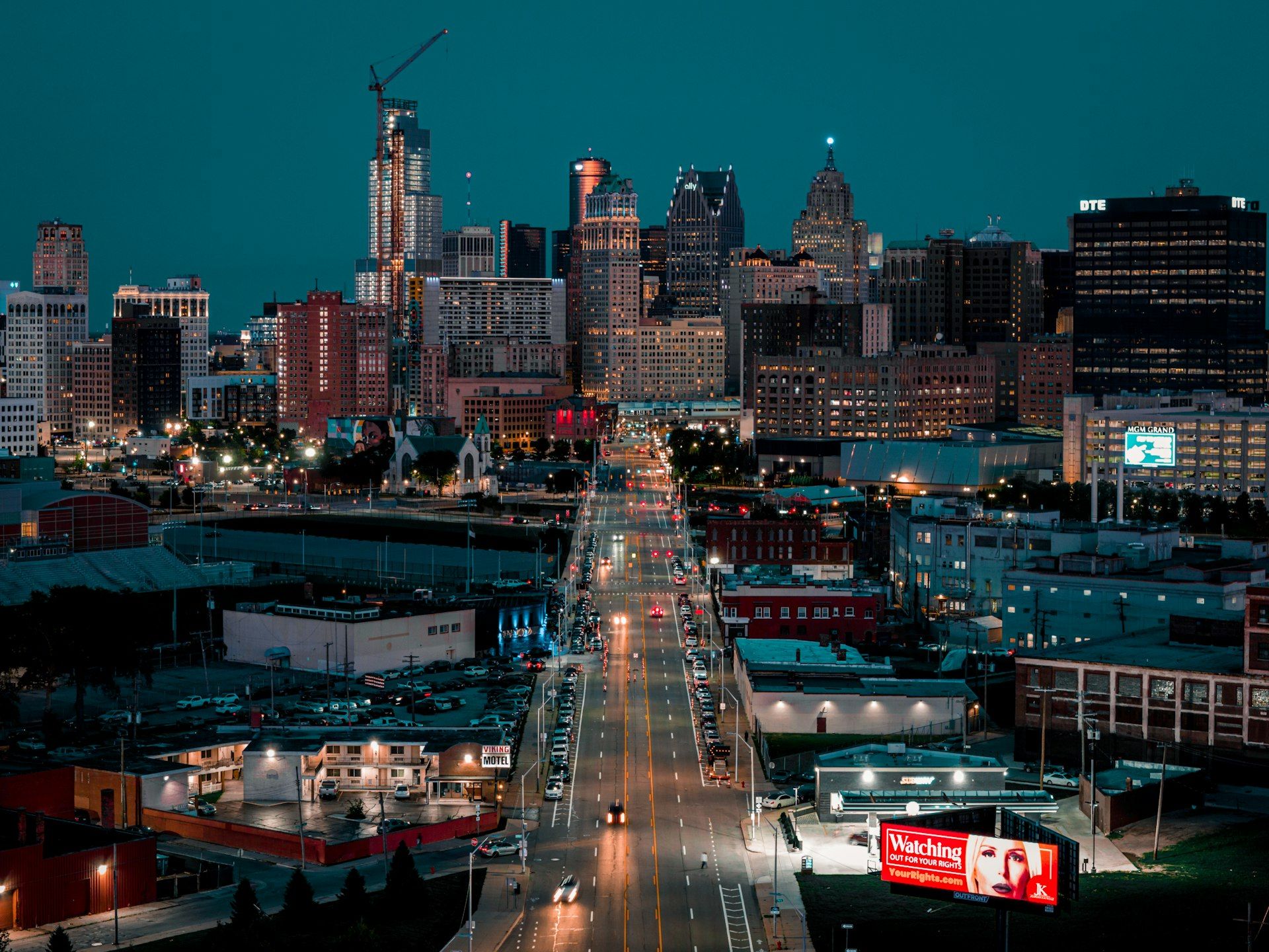 Detroit, Michigan skyline — Social Media Management in Detroit