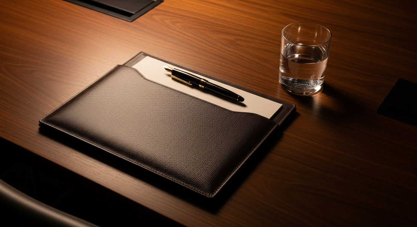 Executive boardroom detail representing service provider review alternatives