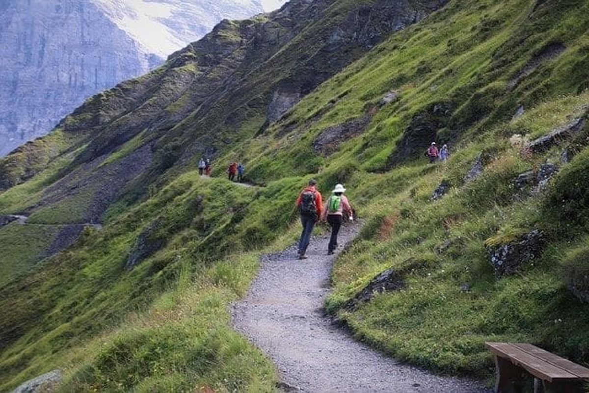 the path, mountains, alpine, press release