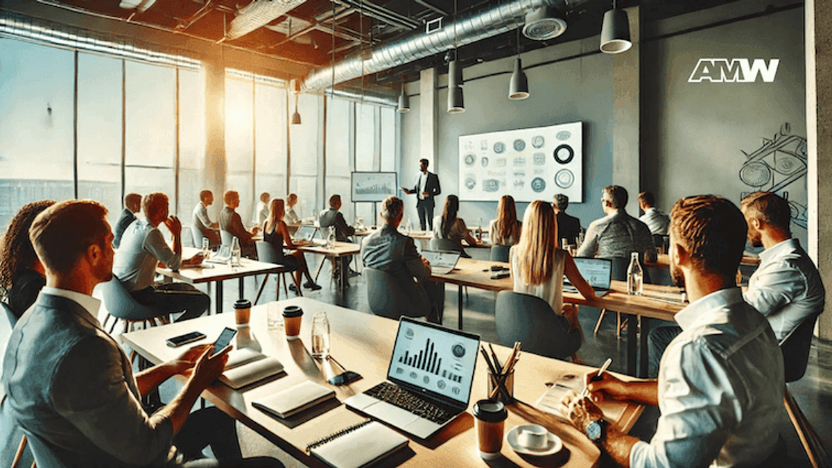 Professional concept illustration for creating seminars that shine