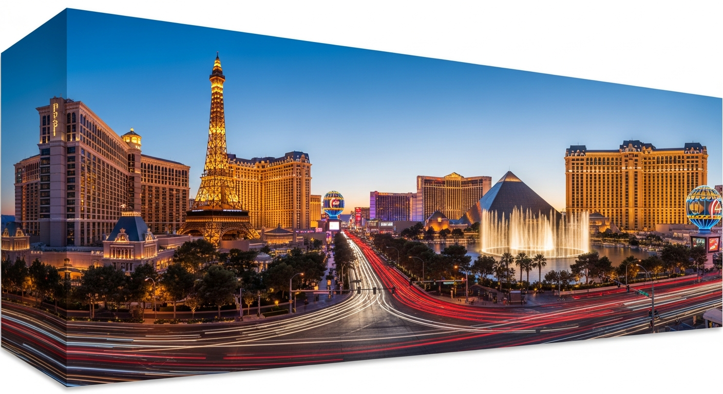 Personal branding services in Las Vegas - Las Vegas skyline at golden hour