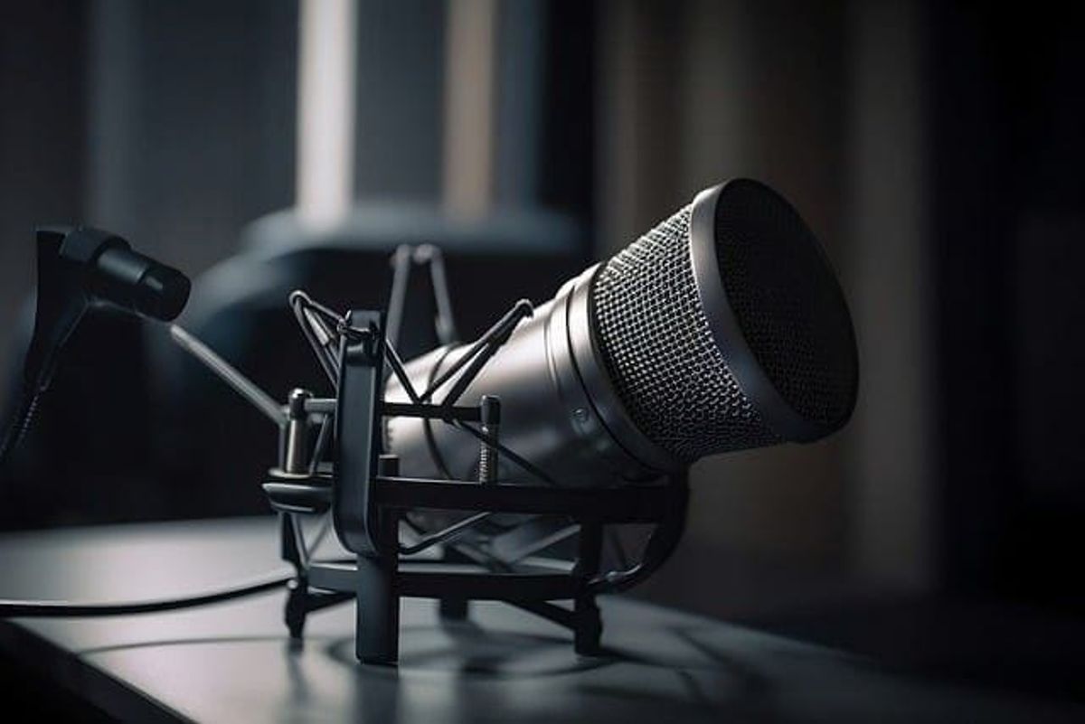 podcast, microphone, audio