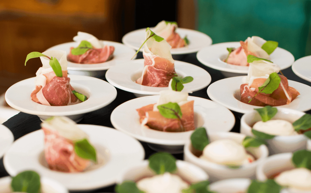 Canape, food.