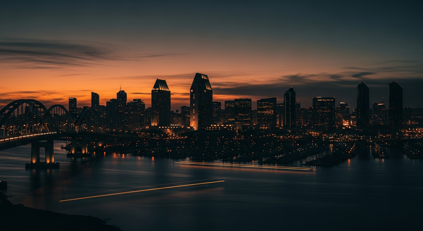 Social Media Management in San Diego - California skyline