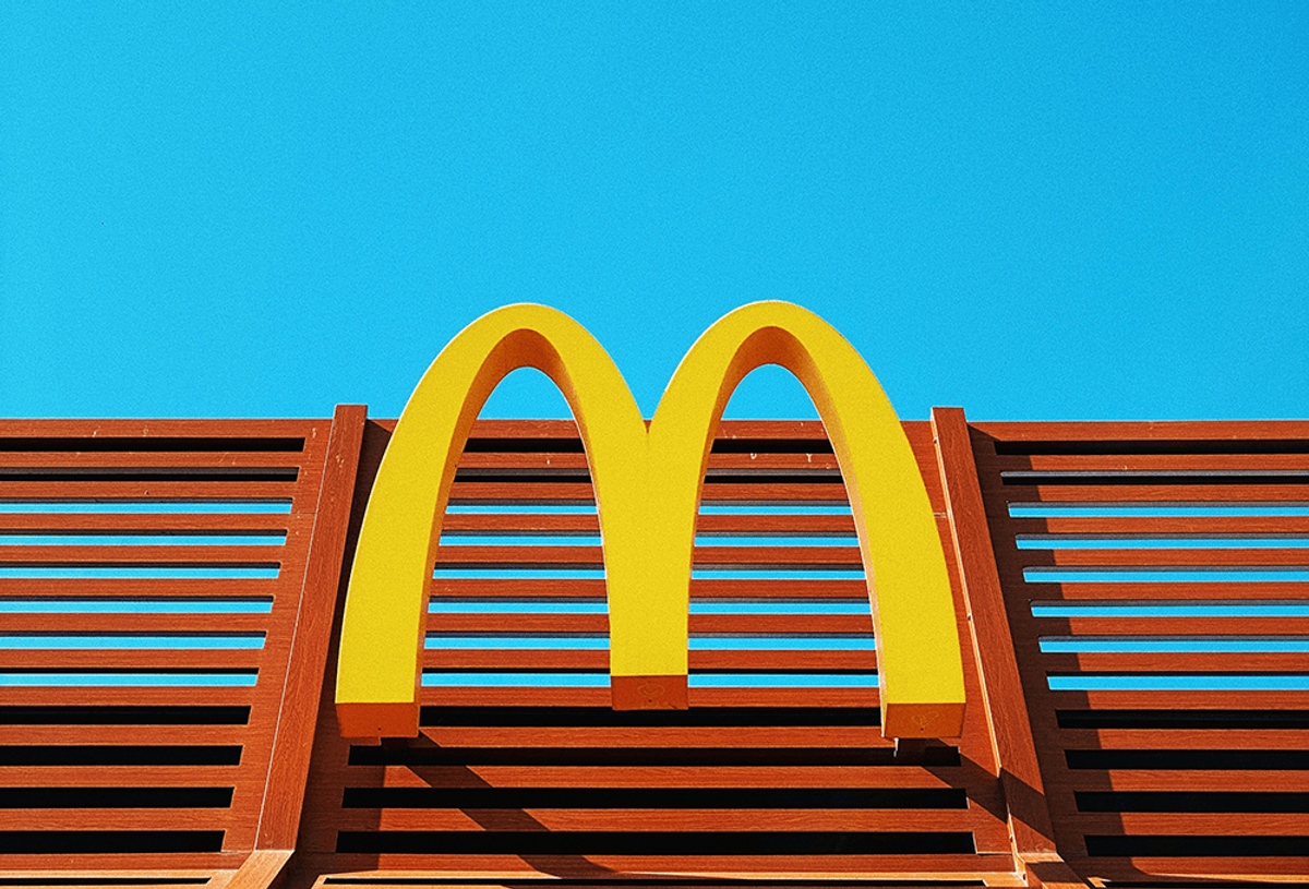 Professional concept illustration for from bbq stand to global empire: the remarkable story of mcdonald's