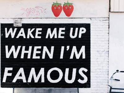 Professional concept illustration for become #instafamous