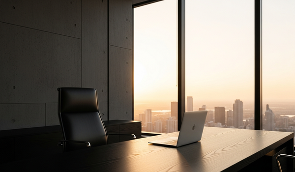 Modern executive office representing AI marketing investment decisions