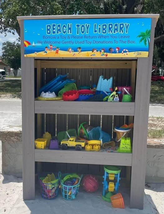 library for beach toys