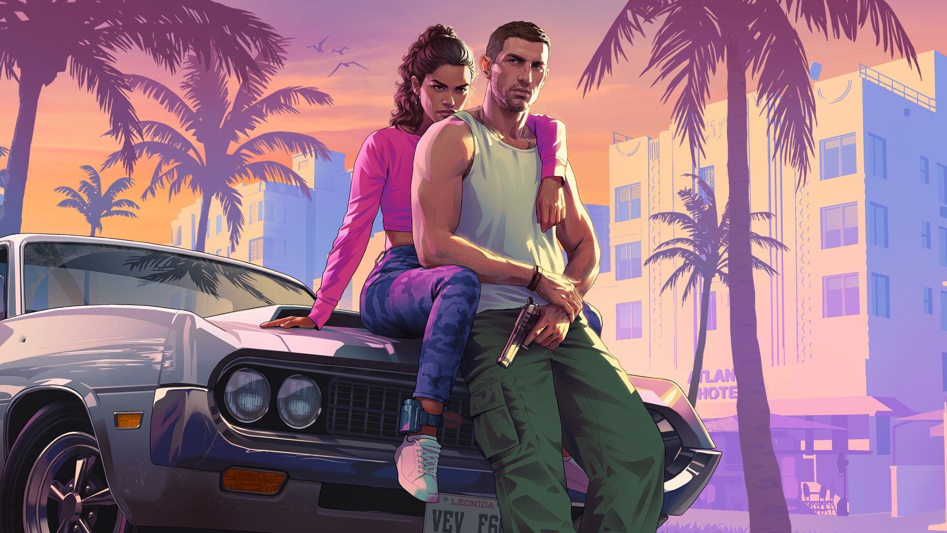 A GTA promotional scene, illustrating GTA 5's enduring sales in 2026