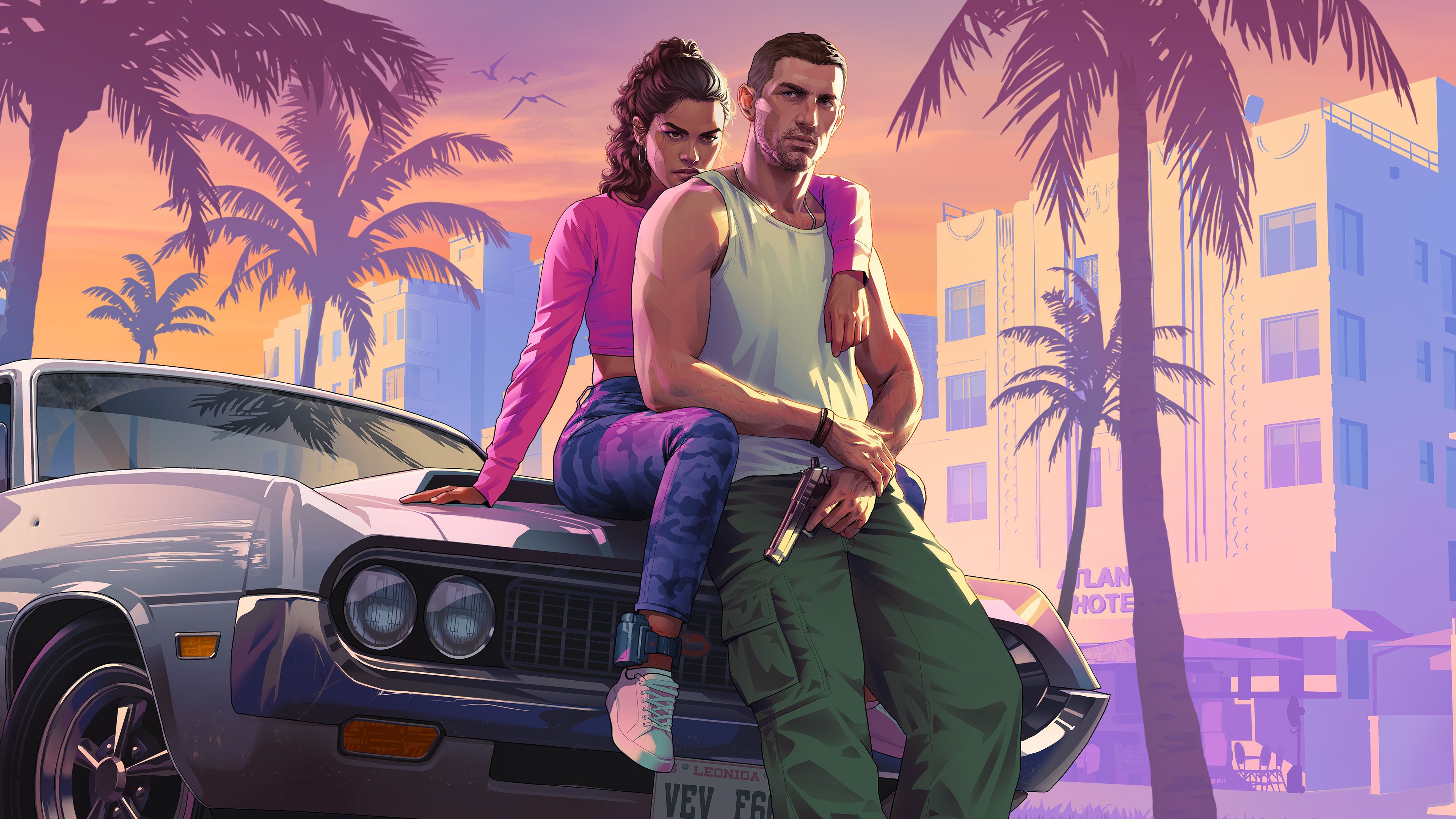 Jason and Lucia — official GTA 6 artwork