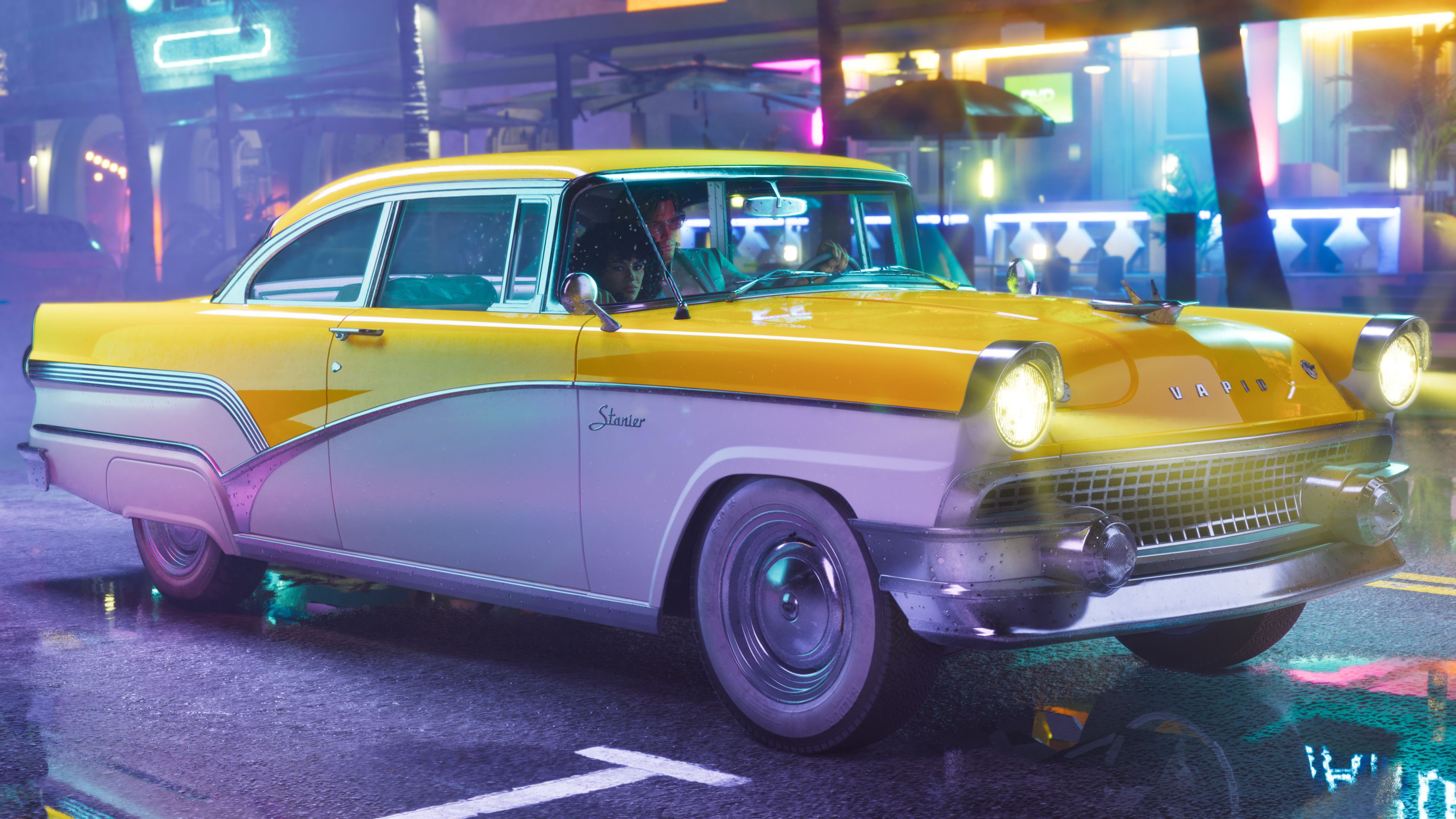 Vapid Stanier on the road — official GTA 6 screenshot