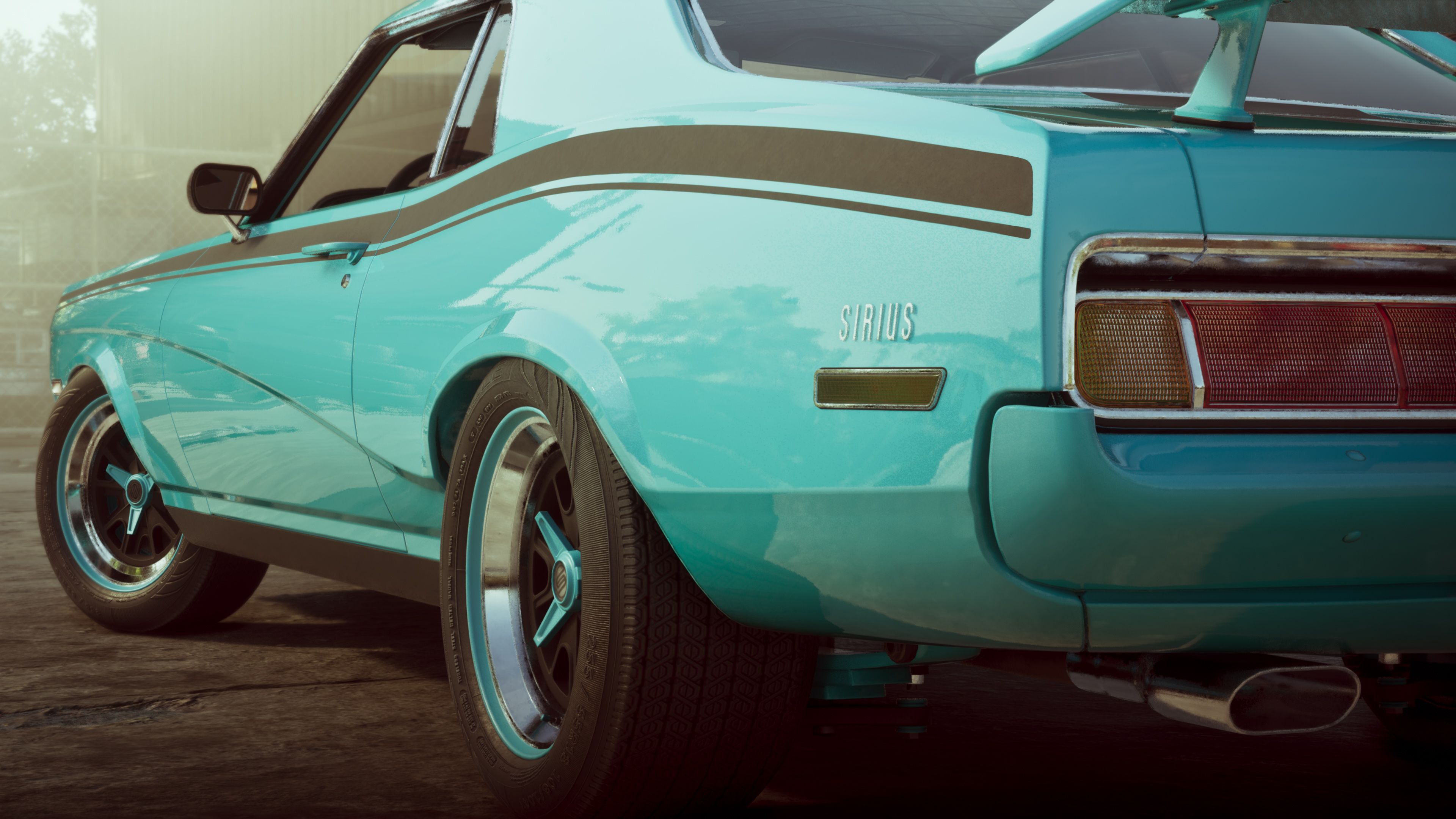 A classic car in official Grand Theft Auto VI press art, illustrating GTA 6's reworked car theft system