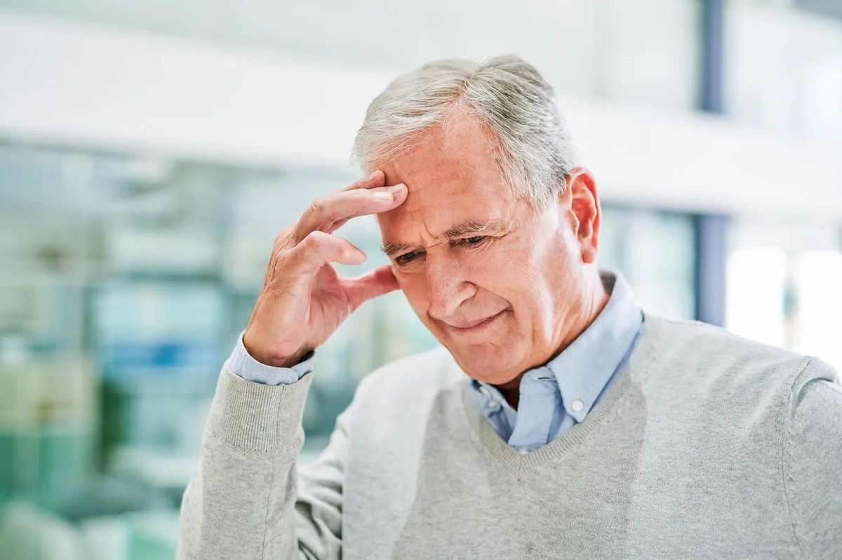 Confused retiree