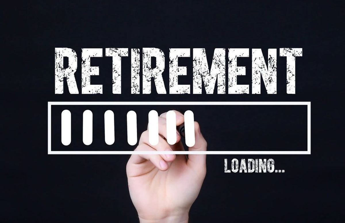 Retirement loading graphic