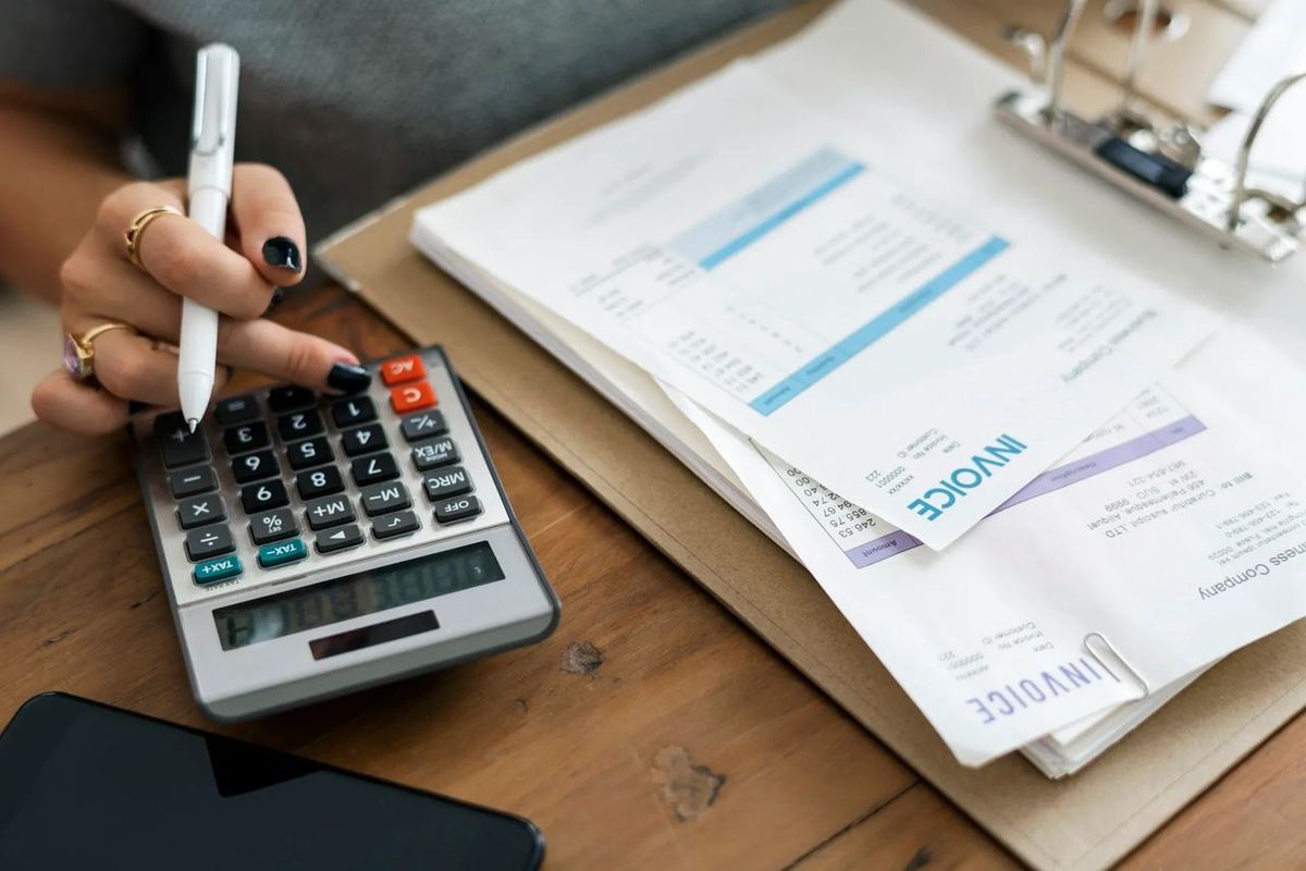 Retiree reviewing retirement tax planning documents and withdrawal strategy