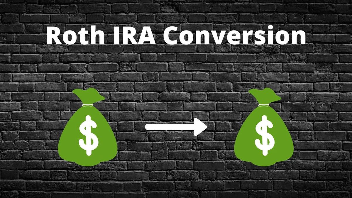 Roth IRA conversion dollar bag convert to another