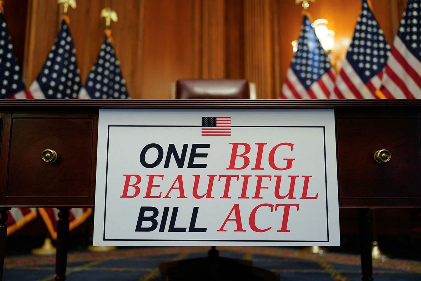 One Big Beautiful Bill Act desk