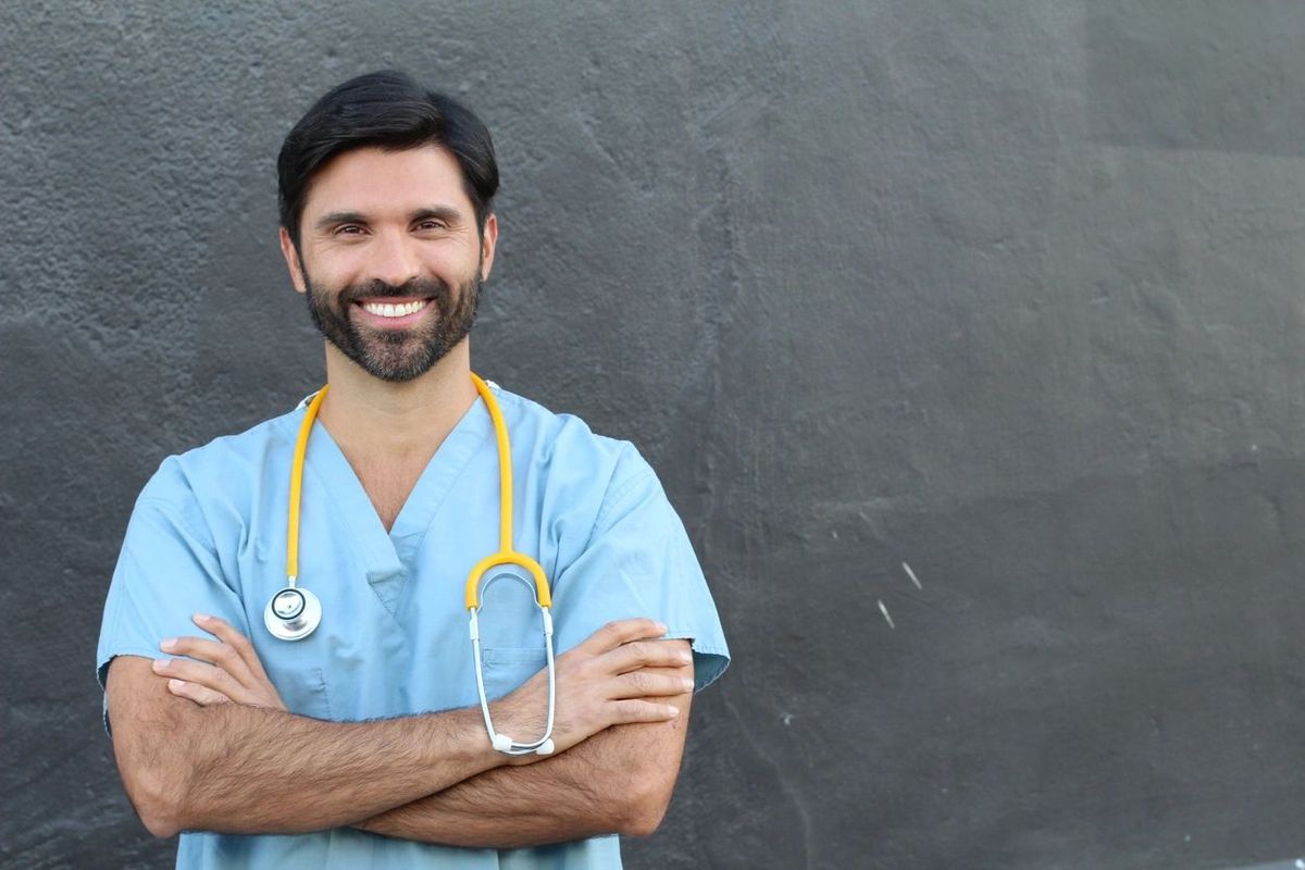 Medical doctor smiling