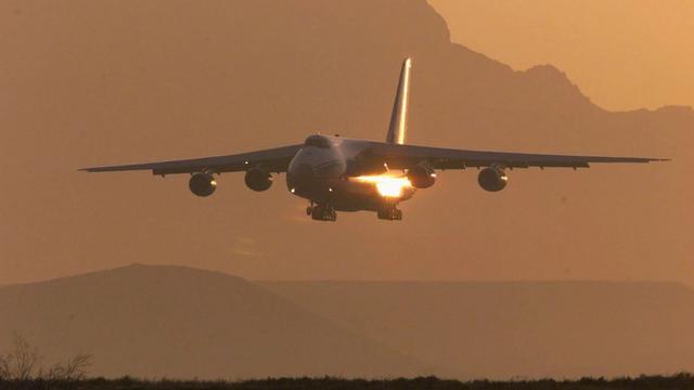 Plane landing