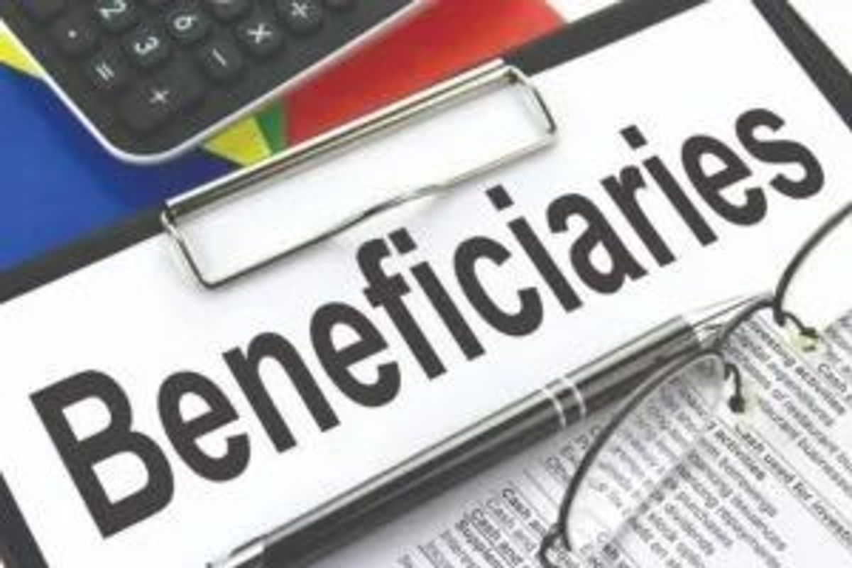 Beneficiaries notepad