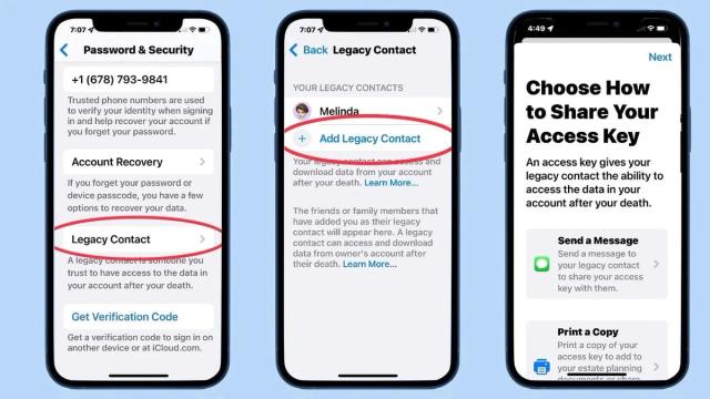 Iphone estate planning legacy contact instructions