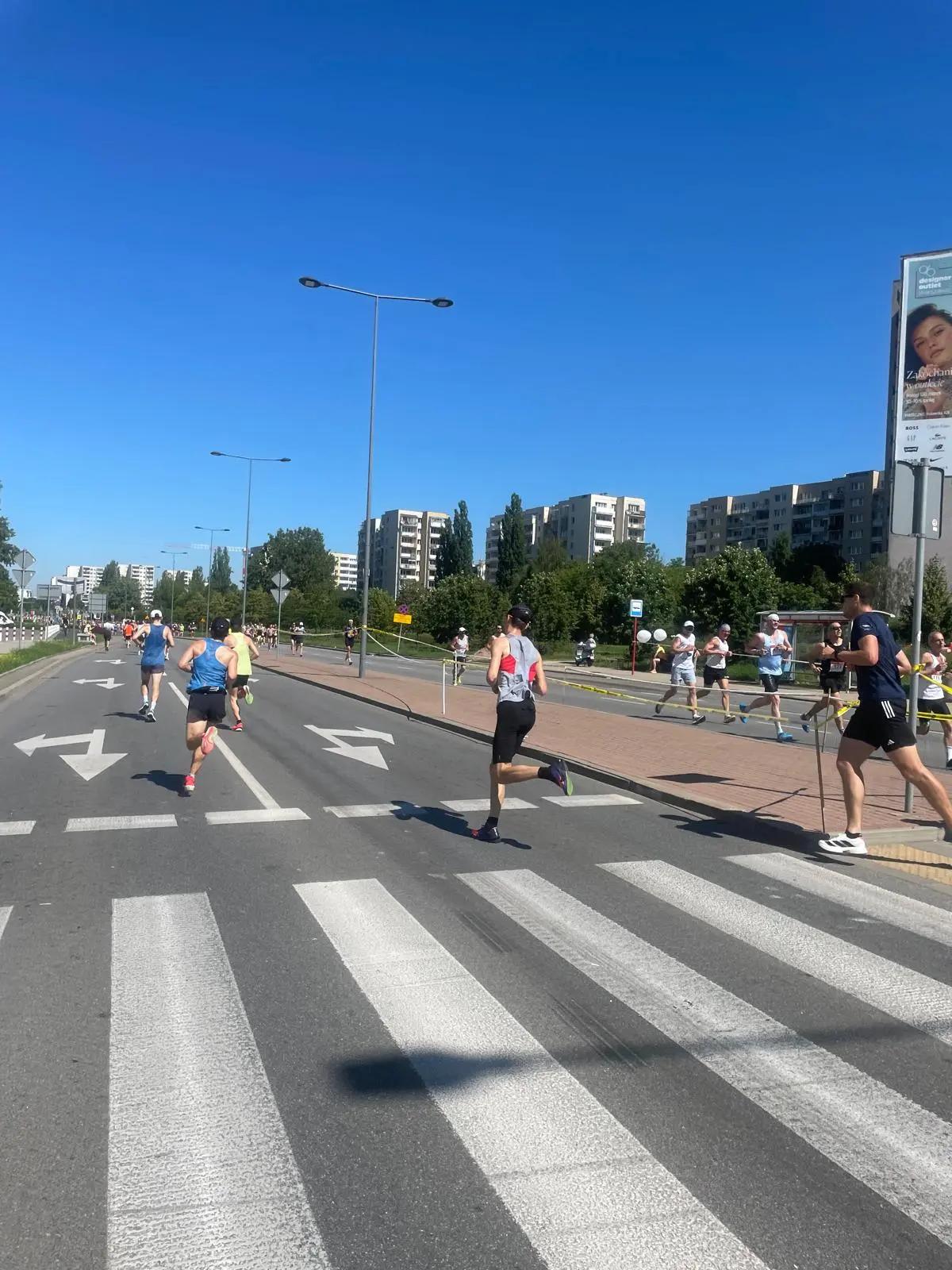 Marta Wiśniewska prowadząca trening techniki biegu
