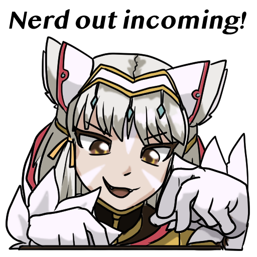 Nia typing rapidly "Nerd Out Incoming!"