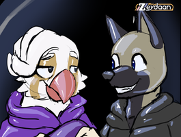 Dean and Buddy's Rubbery Suits