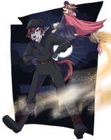 A Witch in both forms