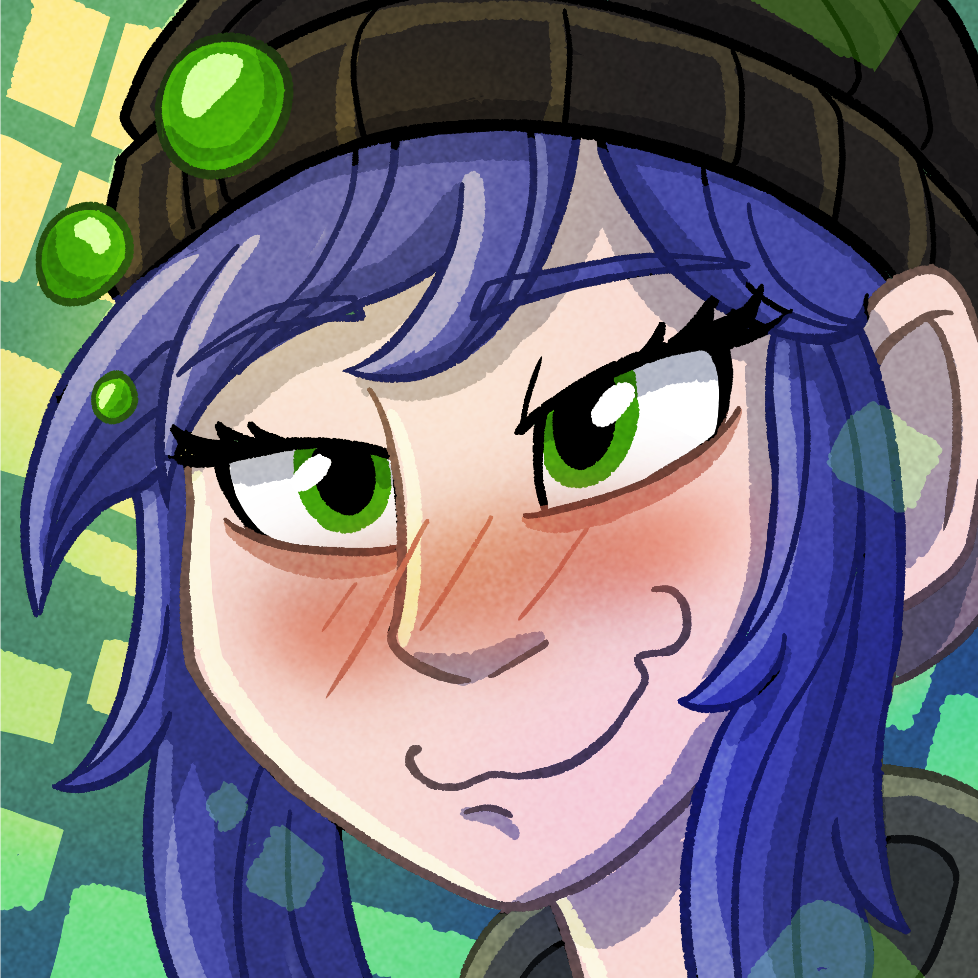 Icon of Grey Ryder looking drunkedly happy-