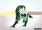 Aether Doing a Cat Wiggle