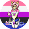 Isabella Genderfluid Pride Badge