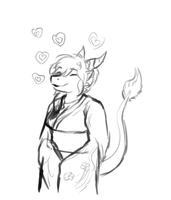 Isabella and her Kimono