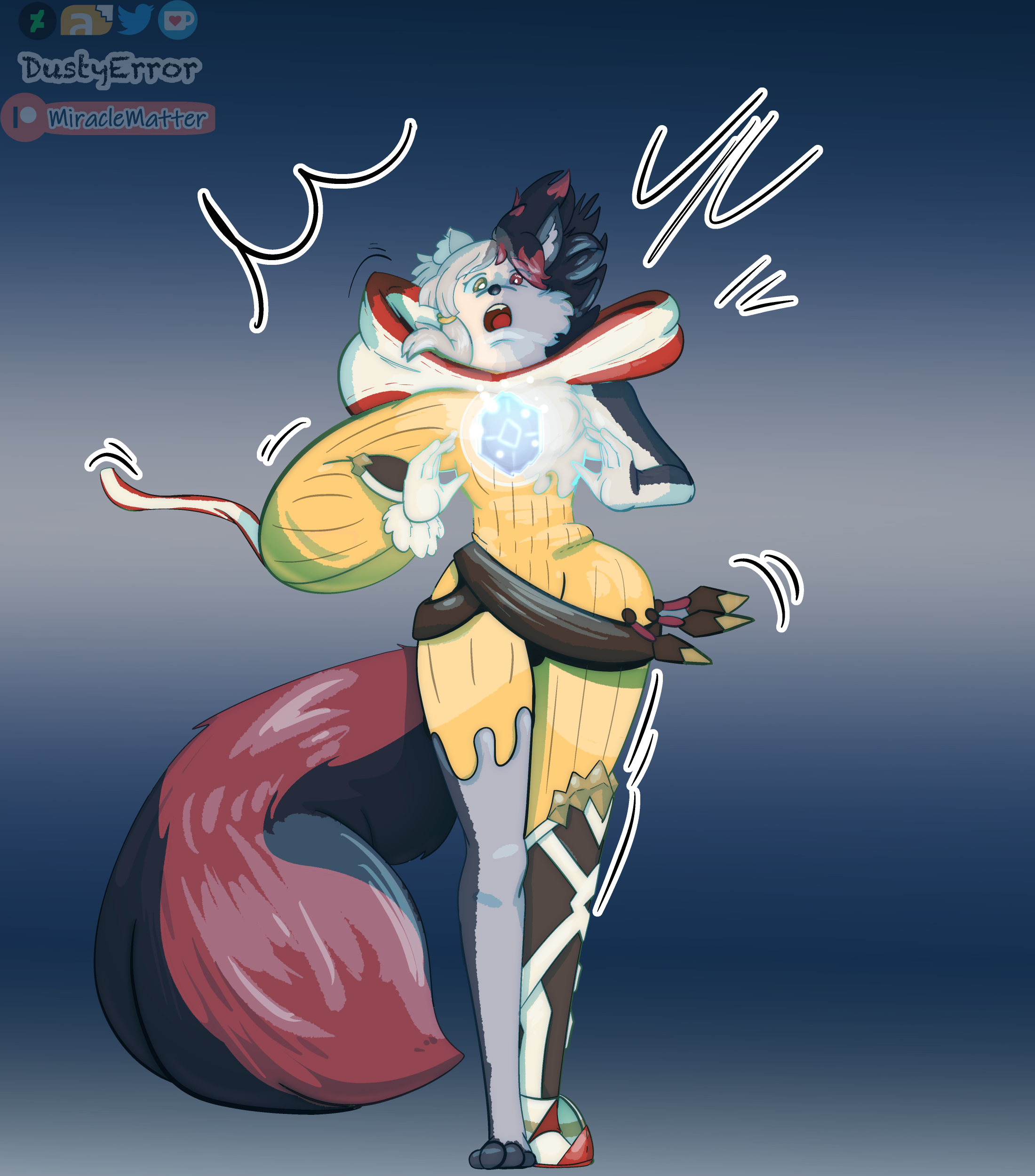 Zeydaan touching a core crystal and ending up turning into Nia from the energy flowing out of it.