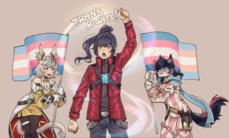 Noah Xenoblade uses Pride Art