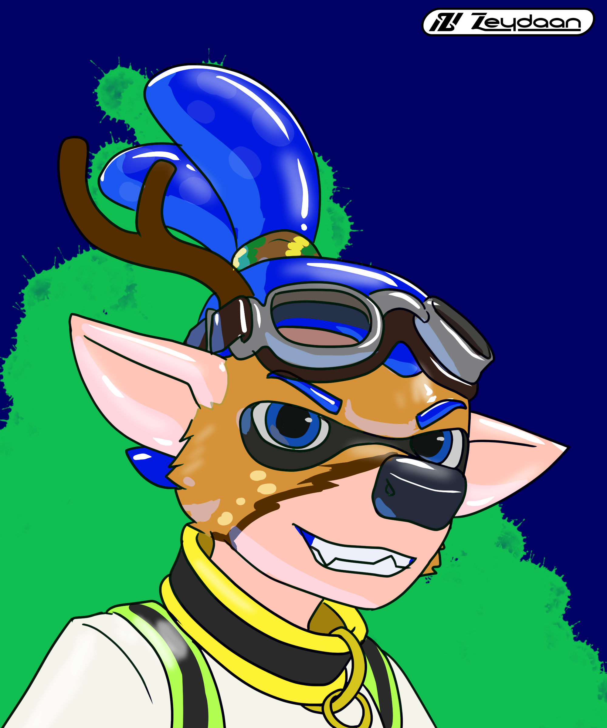 Rossy turning into an Inkling boy.