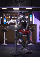 The Wolf across the bar