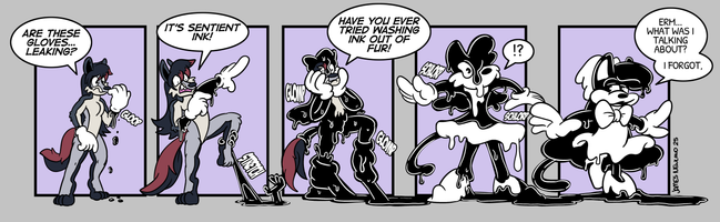 The Gloves, The Sentient Ink and The Mimsy