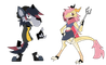 Zaps them with the Rayman Beam