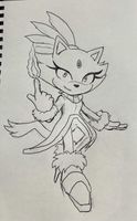 Blaze the Cat Sketch