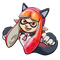 Inku the Fursuited Inkling Sticker