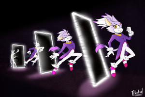 Blazing through the portal